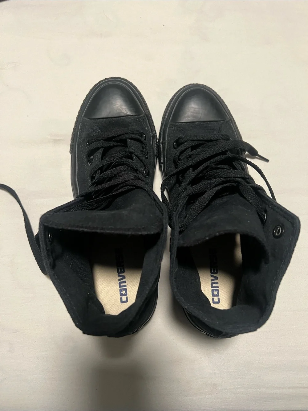 Converse All Star High Top Sneakers - Black - Picture 3 of 4